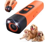 beseloa Dispositivo antiladridos para perros, recargable por ultrasonidos, dispositivo ultrasónico antiladridos con linterna LED, 3 niveles de frecuencia para perros pequeños y grandes, interior y