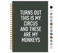 BESERH Divertidos cuadernos de campus para el trabajo, divertidos regalos de oficina para compañeros de trabajo, mujeres y hombres, divertidos regalos del día del jefe, resulta que este es mi circo y