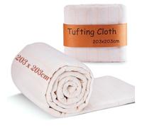 BESGEER 203 × 203cm(80 * 80in) Tufting Cloth with Marked Lines - Monks Cloth for Rug tufting Kit, Tufting Stoff für Tufting Guns für Handgefertigche, Primaria Tufting Tuch Monkstoff Punch Needle