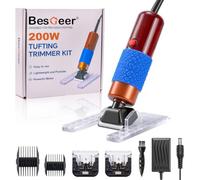 BESGEER Recortadora Tufting de 200W con guía de corte optimizada