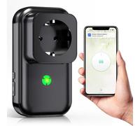 Besimlive Detector de fallo de alimentación con WiFi con indicador LED, 0-110 dB en caso de fallo de alimentación para frigoríficos, congeladores, acuarios, doorbell inalámbrico (negro-1 paquete)
