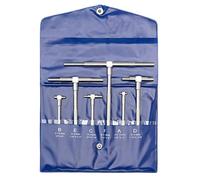 Beslands Calibrador telescópico - 6 piezas Micrómetro Interior Medidor Telescópico de Diámetro Interior Ajustable, 8-150 mm