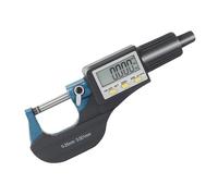 Beslands Digital micrómetro 0-25mm Precisión 0.001mm Electrónica Micro Calibre Digital inch/metric Herramientas de medición del diámetro exterior