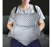 BESLKB Almohada de histerectomía con Bolsillos para cirugía Abdominal, imprescindible para recuperación de histerectomía, Regalos de recuperación de histerectomía, Regalos de histerectomía, Almohada