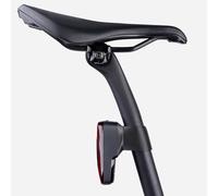 beSmart.bike - Soporte para Tija de Sillín - para GPS - Impreso en 3D en Fibra de Carbono, para Wahoo Trackr Tija, Compatible con Tija de sillín Redonda 31,6 mm, Fijación con Abrazadera