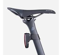 beSmart.bike - Soporte para Tija de Sillín - para GPS - Impreso en 3D en Fibra de Carbono, para Wahoo Trackr Tija, Compatible con Factor OSTRO Gravel, Fijación con Abrazadera