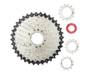 BESNIN Casete de 11 Velocidades 11-25T/28T/32T/36T/40T/42T/46T/50T/52T, Juego de Piñones para Bici de Carretera/MTB de 11 Velocidades, Compatible con Shimano Sram Sunrace (11V, 11-36T)