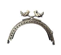 Beso Cerrojo Marco Asa Bolso Cartera Bolso Marco Monedas Bolsos Metal Pájaro Beso Cierre Cerrojo Decoraciones DIY 8.5cm Muy praDiseño de la moda.