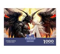 Beso de ángel Rompecabezas 1000 Piezas - DIY Creativo, Cartón Grueso Duradero, Póster 1:1, Decoración De Pared, 70x50cm/1000pcs