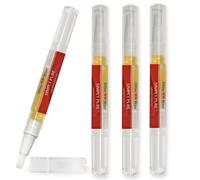 Beso de felicidad | Fragancia Free 4 bolgrafos de cutcula de aceite de uas con vitamina E y jojoba? Sugerador de uas Sero para el crecimiento