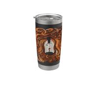 Beso de lesbianas: Estilo Art Nouveau Vaso térmico de acero inoxidable de doble pared