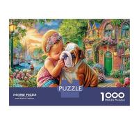 Beso lluvioso Puzzle Imposible,desafío for Adults Interesante Entretenimiento Creativo 1000 Piezas Obra De Arte De Juego De para Adultos Y Niños 52x38cm/1000pcs