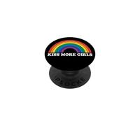 Beso Más Chicas Lesbianas Orgullo LGBT y Pareja Gay Mujeres PopSockets PopGrip Adhesivo