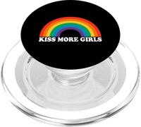 Beso Más Chicas Lesbianas Orgullo LGBT y Pareja Gay Mujeres PopSockets PopGrip para MagSafe