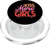 Beso Más Chicas Lesbianas Orgullo LGBT y Pareja Gay Mujeres PopSockets PopGrip para MagSafe