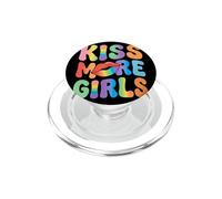 Beso Más Chicas Lesbianas Orgullo LGBT y Pareja Gay Mujeres PopSockets PopGrip para MagSafe