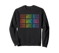 Beso Más Chicas Lesbianas Orgullo LGBT y Pareja Gay Mujeres Sudadera