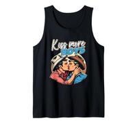 Beso Más Chicos Vaqueros Gay Besos Orgullo Gay Lgbt Adulto Camiseta sin Mangas