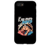 Beso Más Chicos Vaqueros Gay Besos Orgullo Gay Lgbt Adulto Carcasa para iPhone SE (2020) / 7 / 8