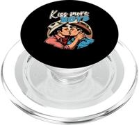 Beso Más Chicos Vaqueros Gay Besos Orgullo Gay Lgbt Adulto PopSockets PopGrip para MagSafe