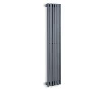 Delgado 120 x 25 Radiador de agua de 508 W 1/2" 4-10m² Gris Besoa