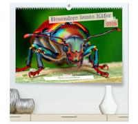 Besondere bunte Käfer (hochwertiger Premium Wandkalender 2026 DIN A2 quer), Kunstdruck in Hochglanz: Sie schimmern wie Edelsteine, tanzen durch das Licht und erzählen Geschichten aus der Natur.