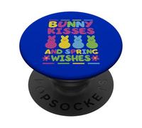 Besos de Conejito y Deseos de Primavera PopSockets PopGrip Adhesivo