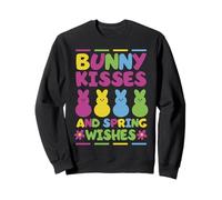 Besos de Conejito y Deseos de Primavera Sudadera