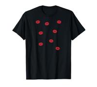Besos de lápiz labial atrevidos Camiseta