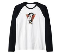 Besos del Día de la Victoria de la WW2 V-J Camiseta Manga Raglan