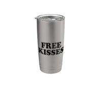 BESOS GRATIS Vaso térmico de acero inoxidable de doble pared