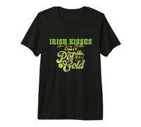 Besos irlandeses Mejor Que la Olla de Oro Día de San Patricio Camiseta Premium