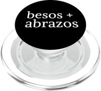 Besos y Abrazos Español Mexicano Valentine Amor Abrazos Besos PopSockets PopGrip para MagSafe