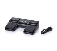 Bespeco VM400 - Pedal inalámbrico de cambio de página y control multimedia reproductor recargable (cable de carga incluido)
