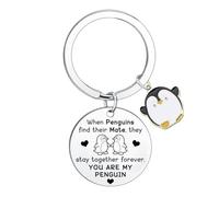BESPMOSP Divertidos regalos de pingüino para mujeres, parejas, amantes de los pingüinos, regalos para marido, esposa, novio, novia, Navidad, cumpleaños, día de San Valentín, regalos para él, ella
