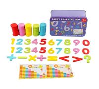 BESPORTBLE 1 Caja Juguete Matemático Educativo para Preescolar Desarrollo de Inteligencia Colores para Contar y Aprender Números Didáctico para Niñas