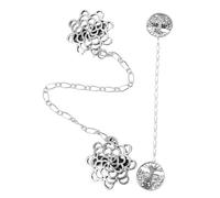 BESPORTBLE 1 Juego Accesorios De La Cadena De Collar Patas Suéteres Clip De Broche De Suéter Ropa Clips De Suéter Para Chaquetas De Punto Clips De Cuello De Cárdigan Retro Aleación 2 Piezas