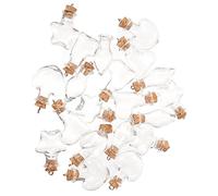 BESPORTBLE 1 Juego Accesorios Para Botellas De Los Deseos Minibotellas De Viaje Botellas De Agua Pequeños Objetos Para Botellas Corchos Calientes Frasco De Los Deseos Pequeños 20 piezas
