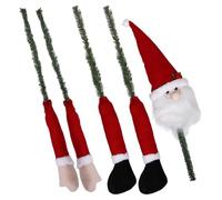 BESPORTBLE 1 Juego Adornos Colgantes de Papá Noel para Decoración de Árbol de Navidad Muñeco para Colgar y Realizar Manualidades Navidad