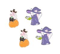 BESPORTBLE 1 Juego Broches De Cartoon Accesorios Para Fiesta Y Creativo Para Cumpleaños 4 Piezas