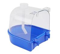 BESPORTBLE 1 Juego Caja Baño para Loros Inyector Agua Bañera Pájaro Loro Pájaro Suministros Tina Baño para Mascotas Baño Loros Xuan Feng Tómate Un Baño Material PVC