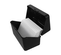 BESPORTBLE 1 Juego Caja Organizadora de Tarjetas de Índice Multifuncional con Bloc de Notas y Tarjetas Blancas para Oficina y Escuela para Almacenamiento y Gestión de