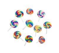BESPORTBLE 1 Juego Conjunto De Pines De Lollipop Coloridos Accesorios Decorativos Aleatorios 10 Piezas