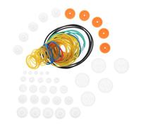 BESPORTBLE 1 Juego Conjunto de Poleas de Plástico y Bandas de Goma para RC Poleas y Bandas de Goma Accesorios Versátiles para Coches y Aviones Instalación y Reducción de Ruido