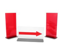 BESPORTBLE 1 Juego Convertidor de Servicio AR Accesorios Árbitro de Fútbol Panel Riguores Deportivos Mesa Arbitral Tarjetas Penalización Basket Cestas Papel de Juego Flecha Acrílico