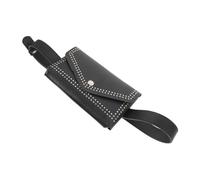 BESPORTBLE 1 Juego De Riñonera Estilo Punk para Mujer Color Negro Estilo Cinturón De Cuero A La Moda