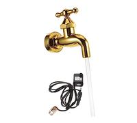 BESPORTBLE 1 Juego Fuente Que Fluye Invisible Fuente De Grifo Pequeño Sombrilla Silla Playa Fuente De Agua Que Fluye Invisible Decoración del Caño del Grifo Regadera Reemplazable El Plastico