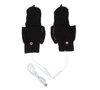 BESPORTBLE 1 Juego Guantes Calientes Guantes Calefactables para Escribir Guantes Calentadores De Manos USB Guantes De Calentamiento USB Hombre Cubierta De La Mano Sin Dedos Felpa