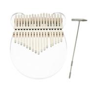BESPORTBLE 1 juego Kalimba Acrílica de Teclas para Principiantes Piano de Pulgar Mini Divertido y Musical para y Fiestas Diseño y Sonido