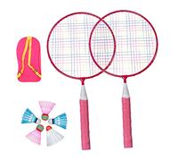 BESPORTBLE 1 Juego Raquetas de Bádminton para Incluye Raquetas Estándar para Color Rosa Mochila para Entrenamiento Aire la Coordinación Mano